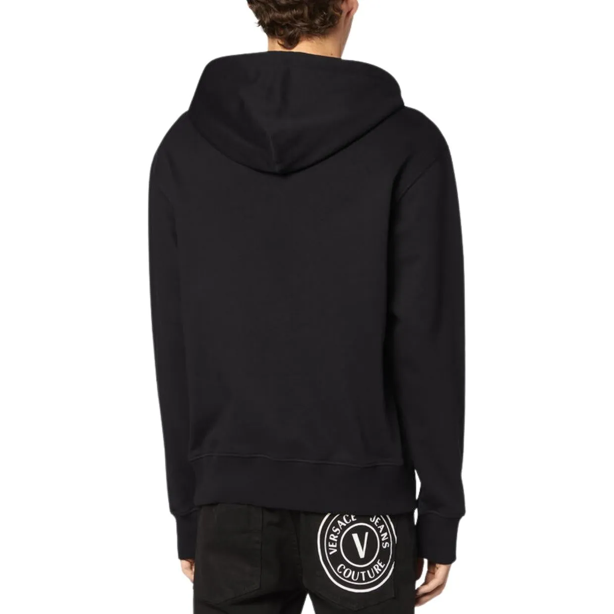 Versace Jeans Couture Black V Emblem Hoodie