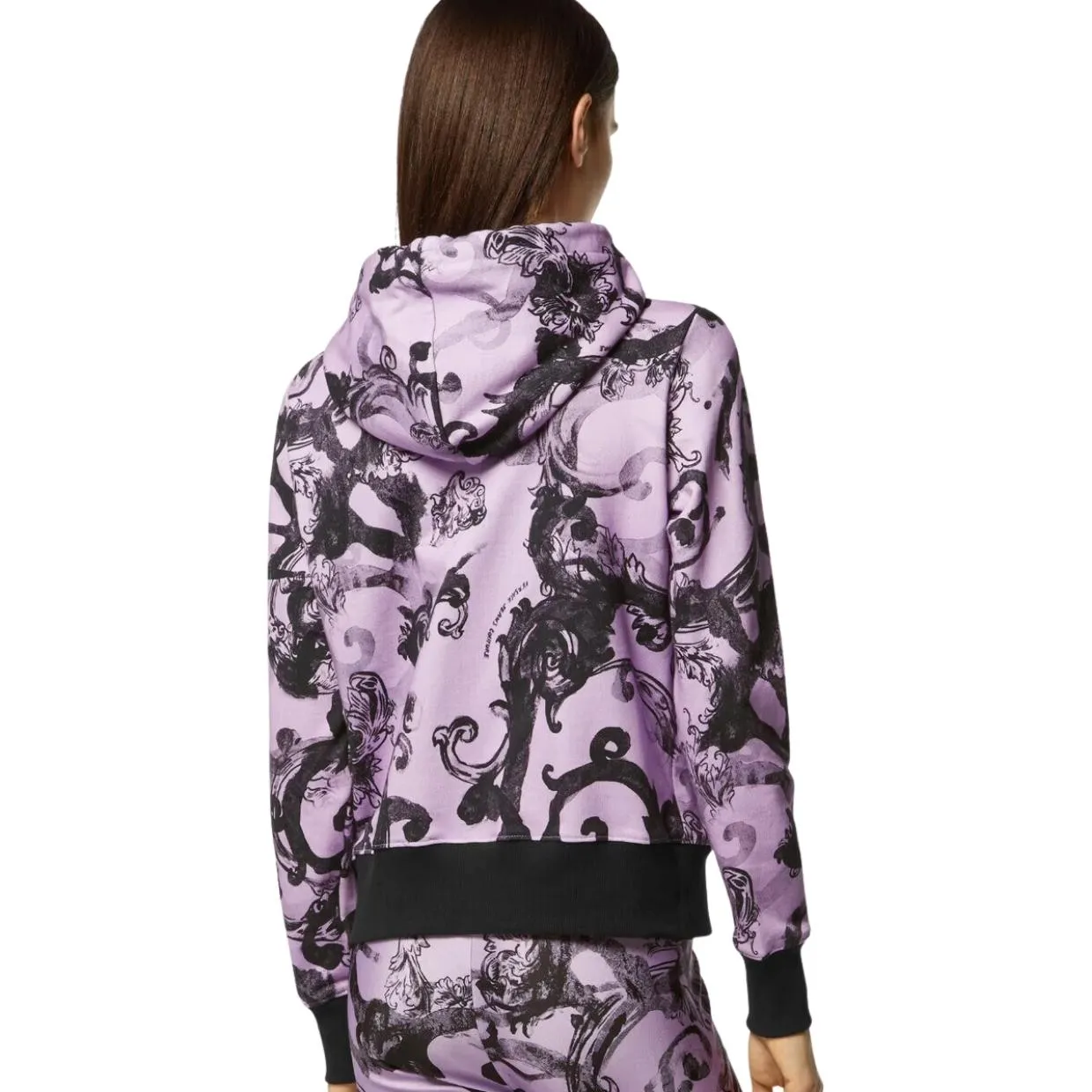 Versace Jeans Couture Watercolour Couture Violet Hoodie