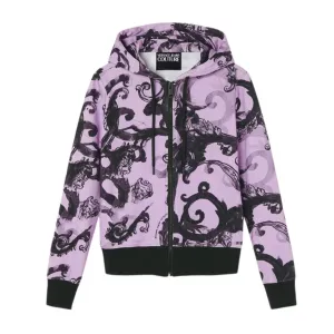 Versace Jeans Couture Watercolour Couture Violet Hoodie