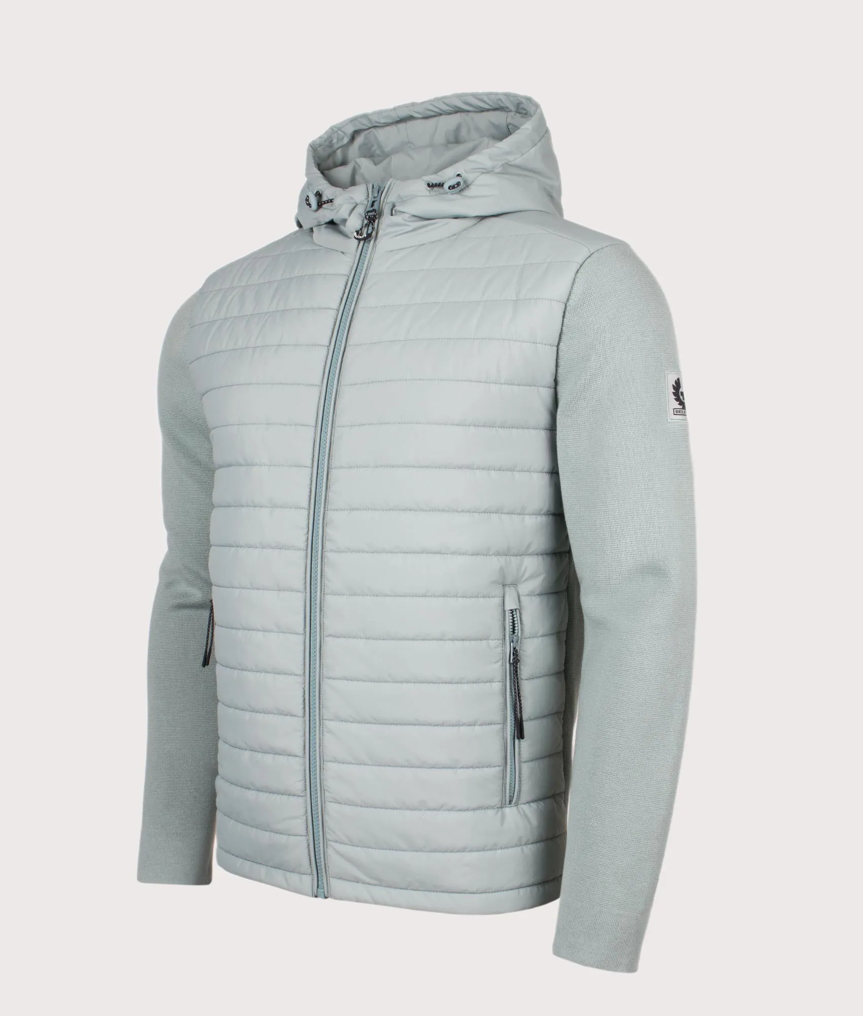 Vert Zip Through Hooded Hybrid jacket