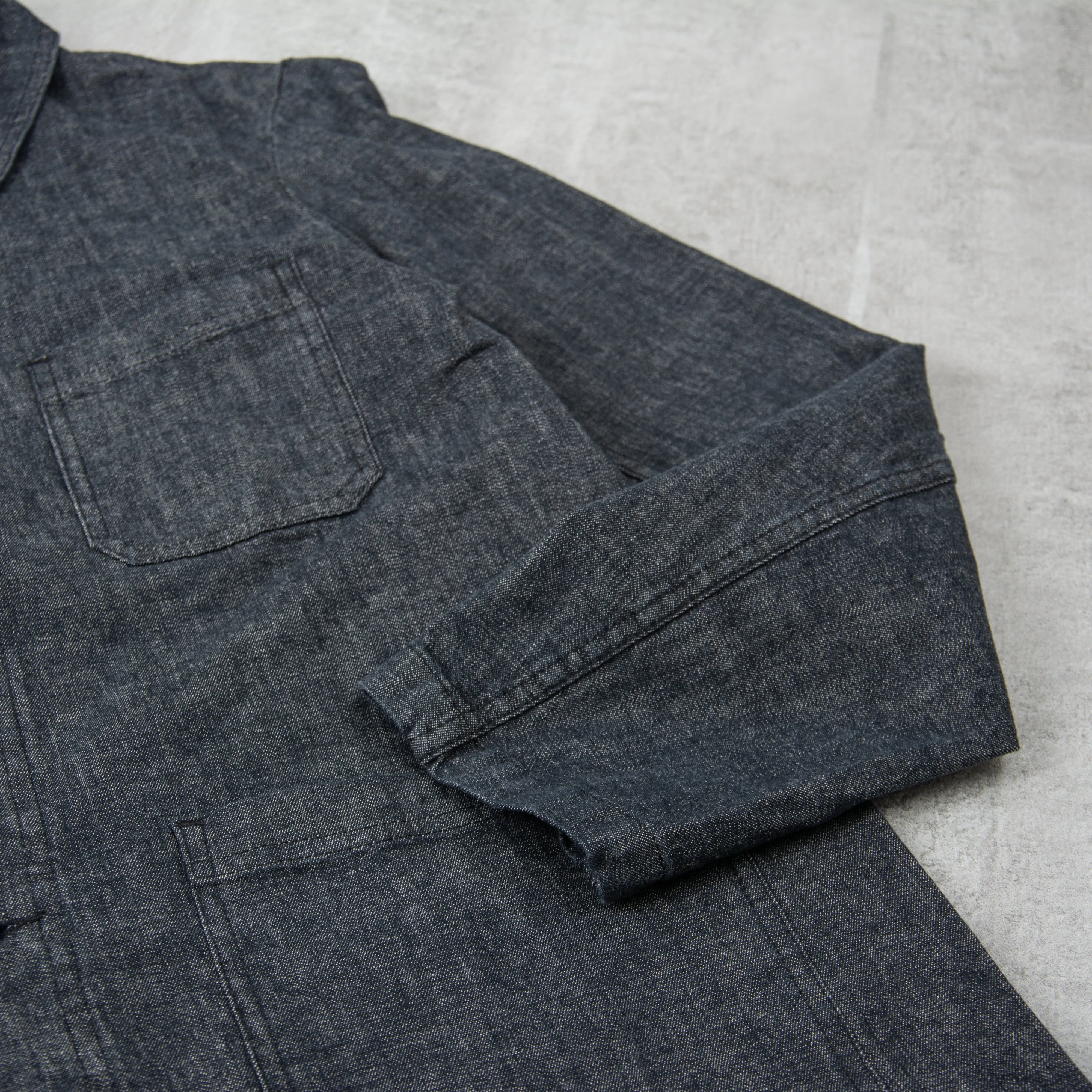 Vetra Cotton / Wool Workwear Jacket 5C  - Denim