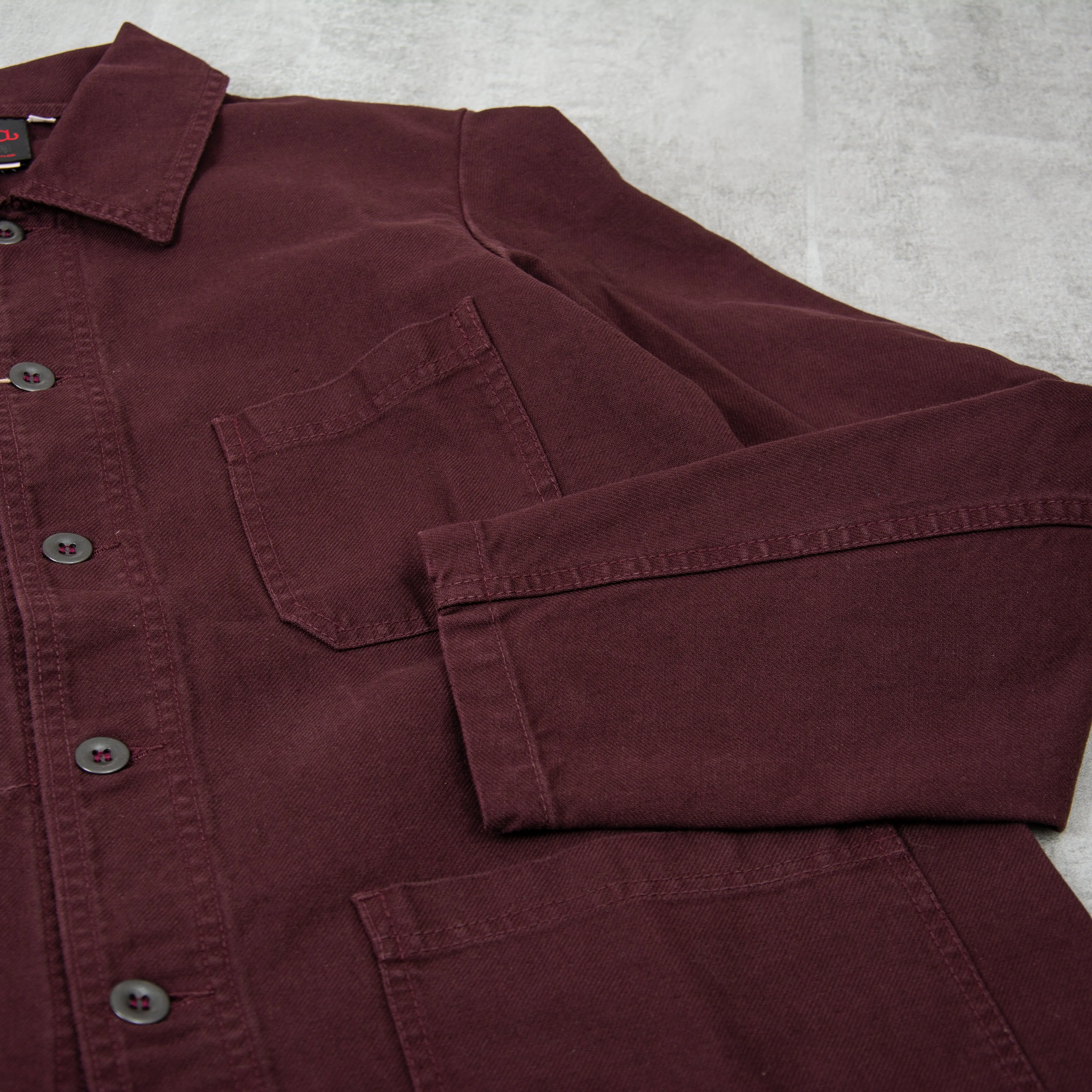 Vetra Twill Workwear Jacket  Style 5c - Plum