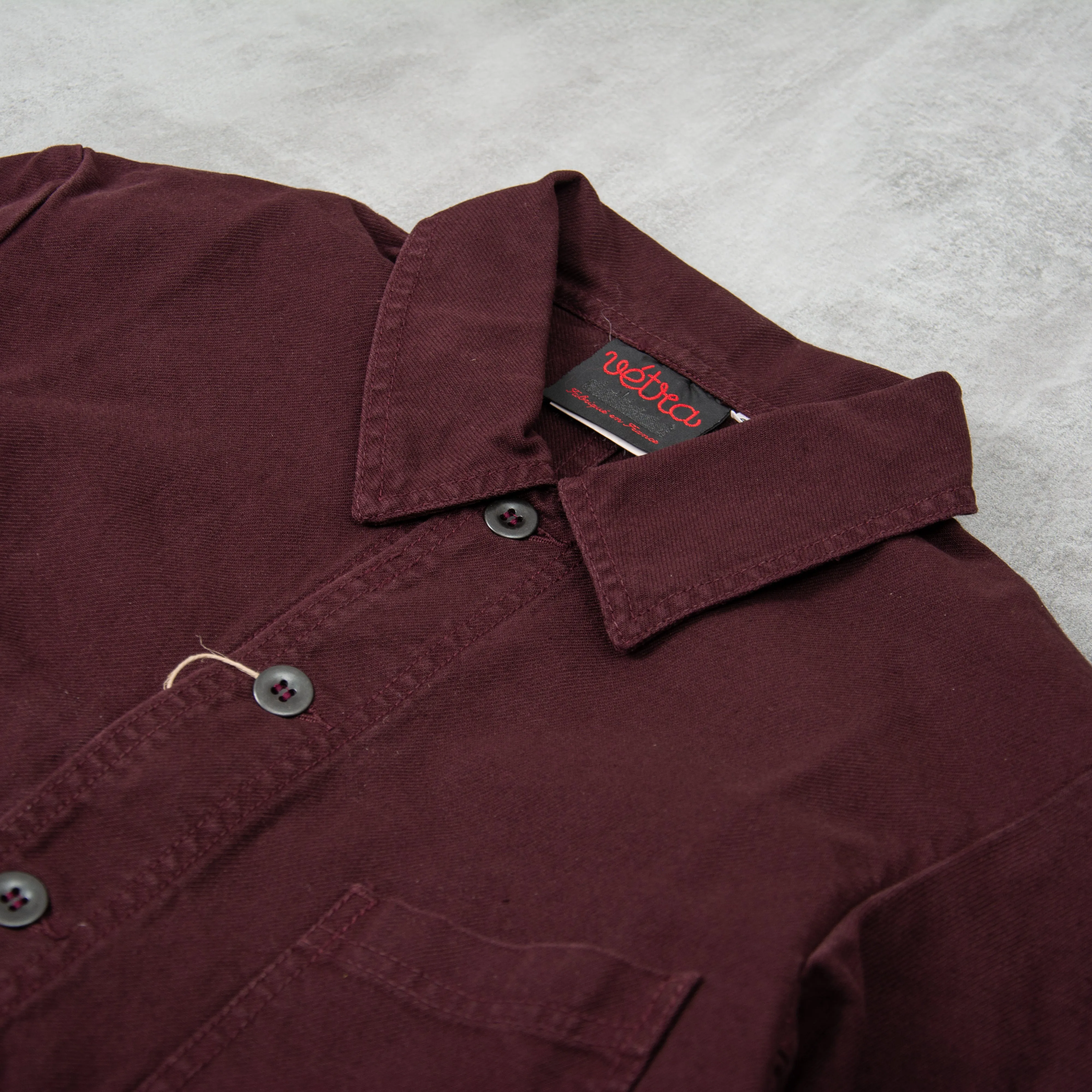 Vetra Twill Workwear Jacket  Style 5c - Plum