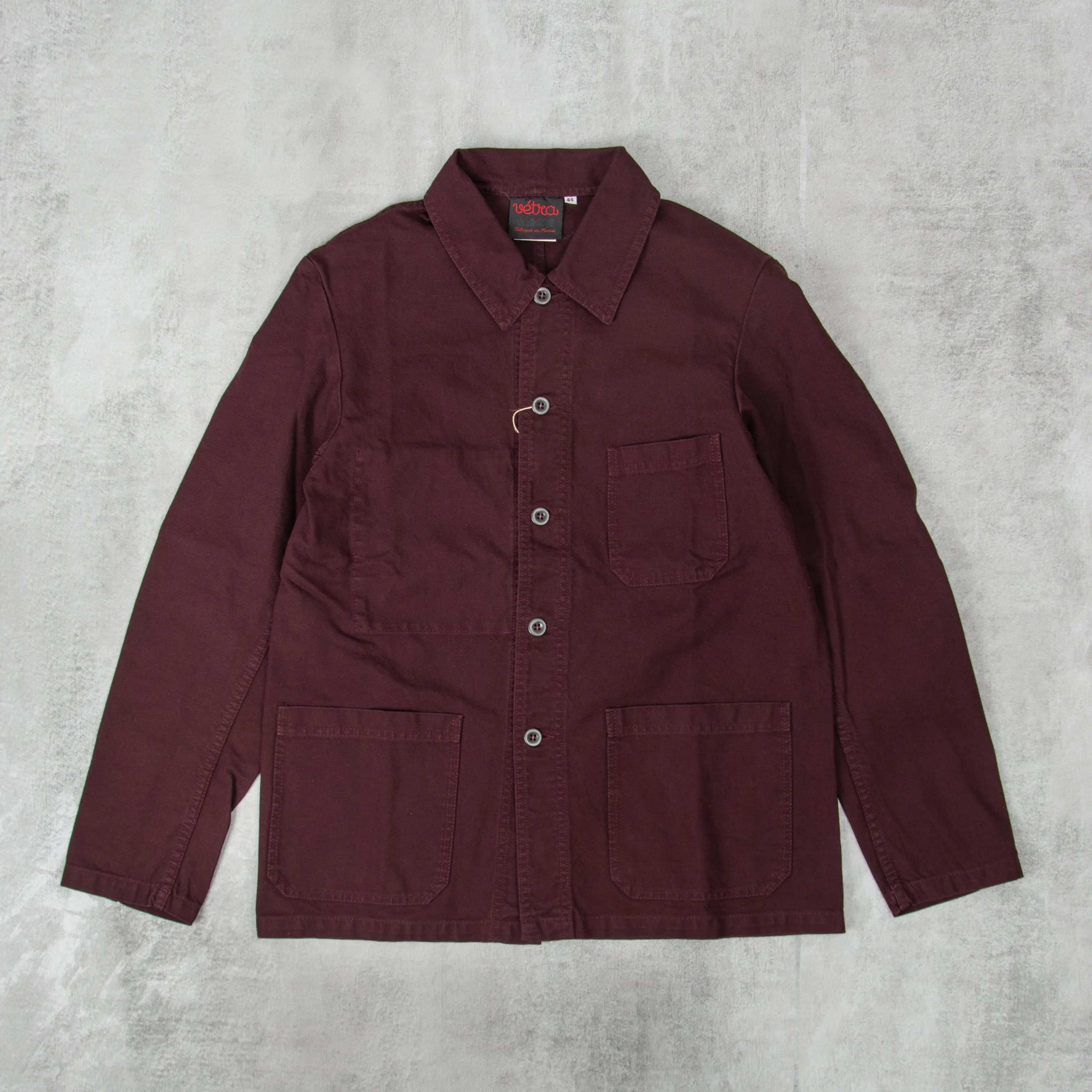 Vetra Twill Workwear Jacket  Style 5c - Plum