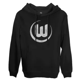 VfL Wolfsburg Mono Badge Fleece Pullover Hoodie - Black