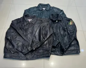 Vintage Bomber leather jacket (FF-032)