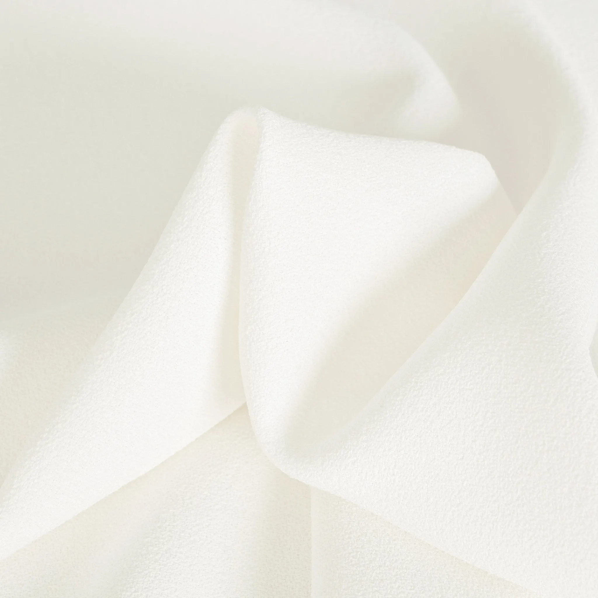 White Crepe Fabric 3667