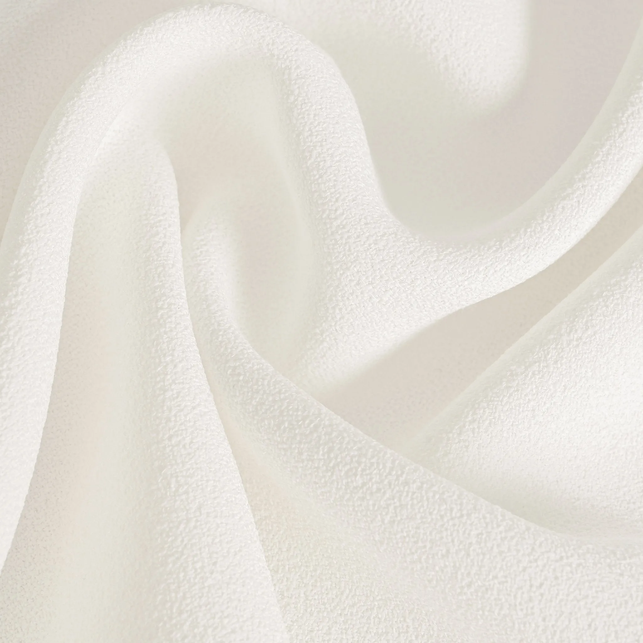 White Crepe Fabric 3667