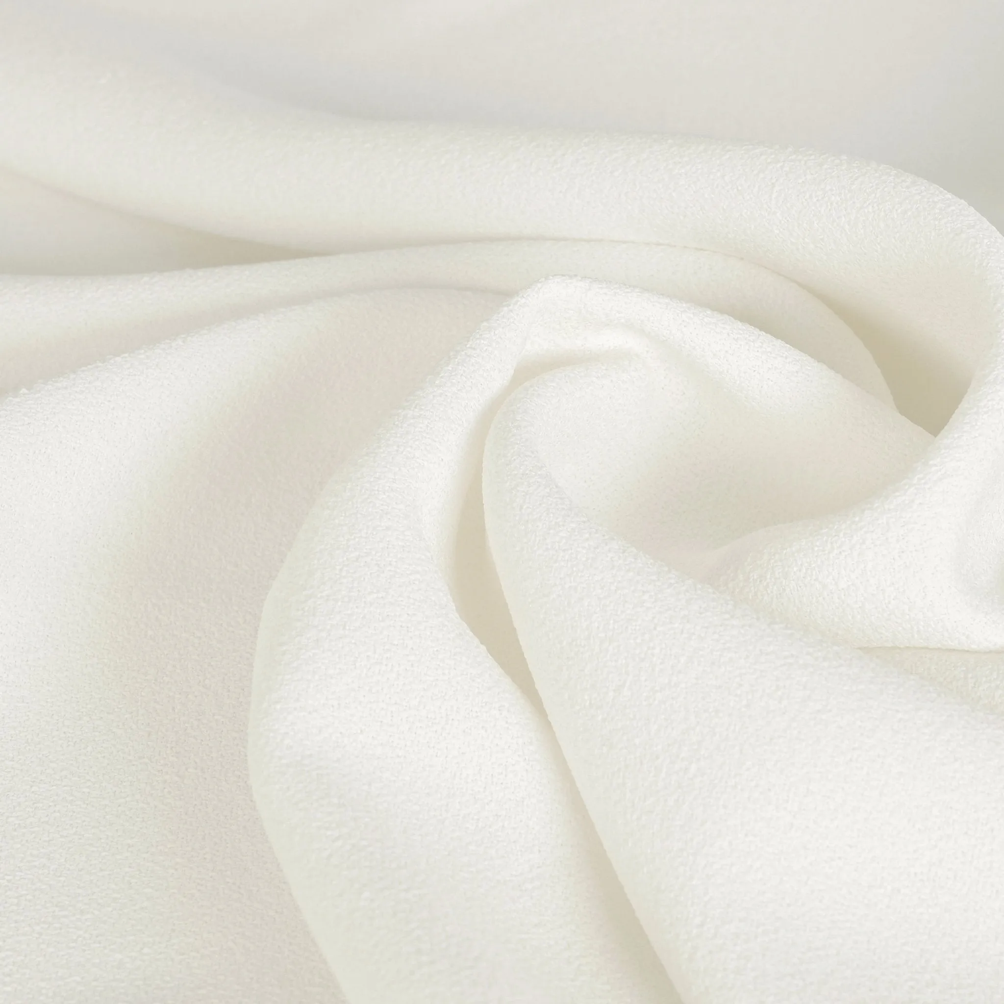 White Crepe Fabric 3667