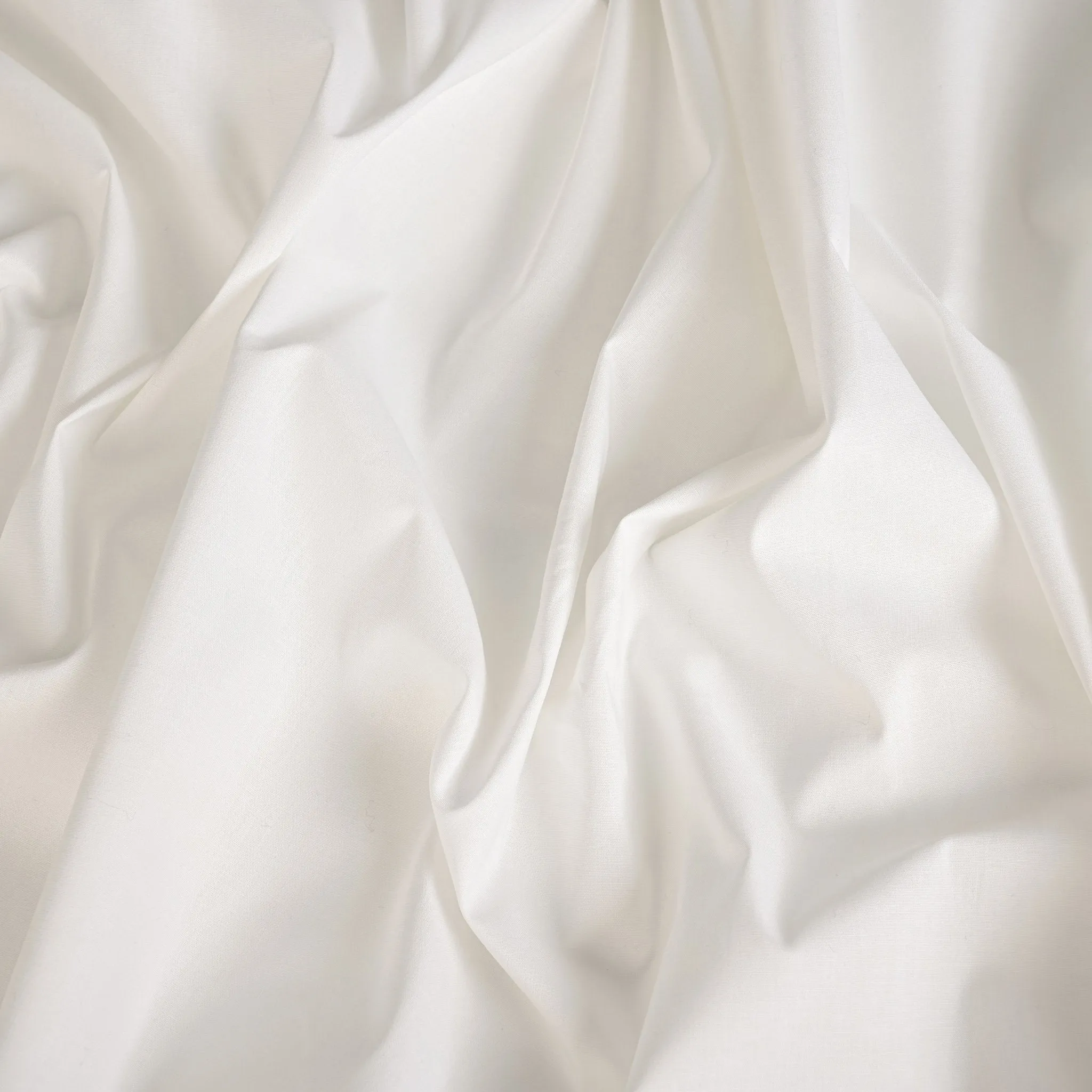 White Poplin Fabric 96477