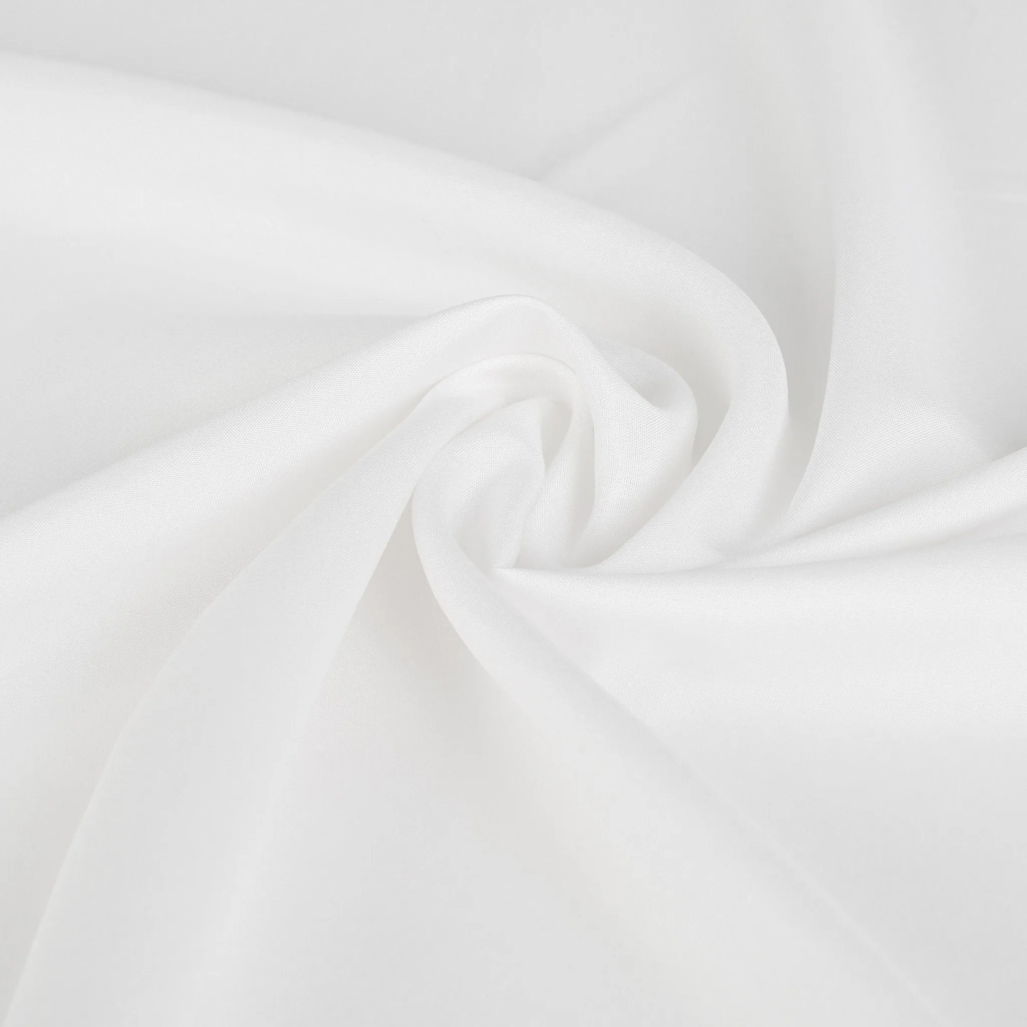 White Silk Satin Fabric 8663