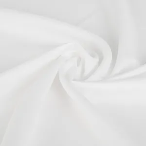 White Silk Satin Fabric 8663