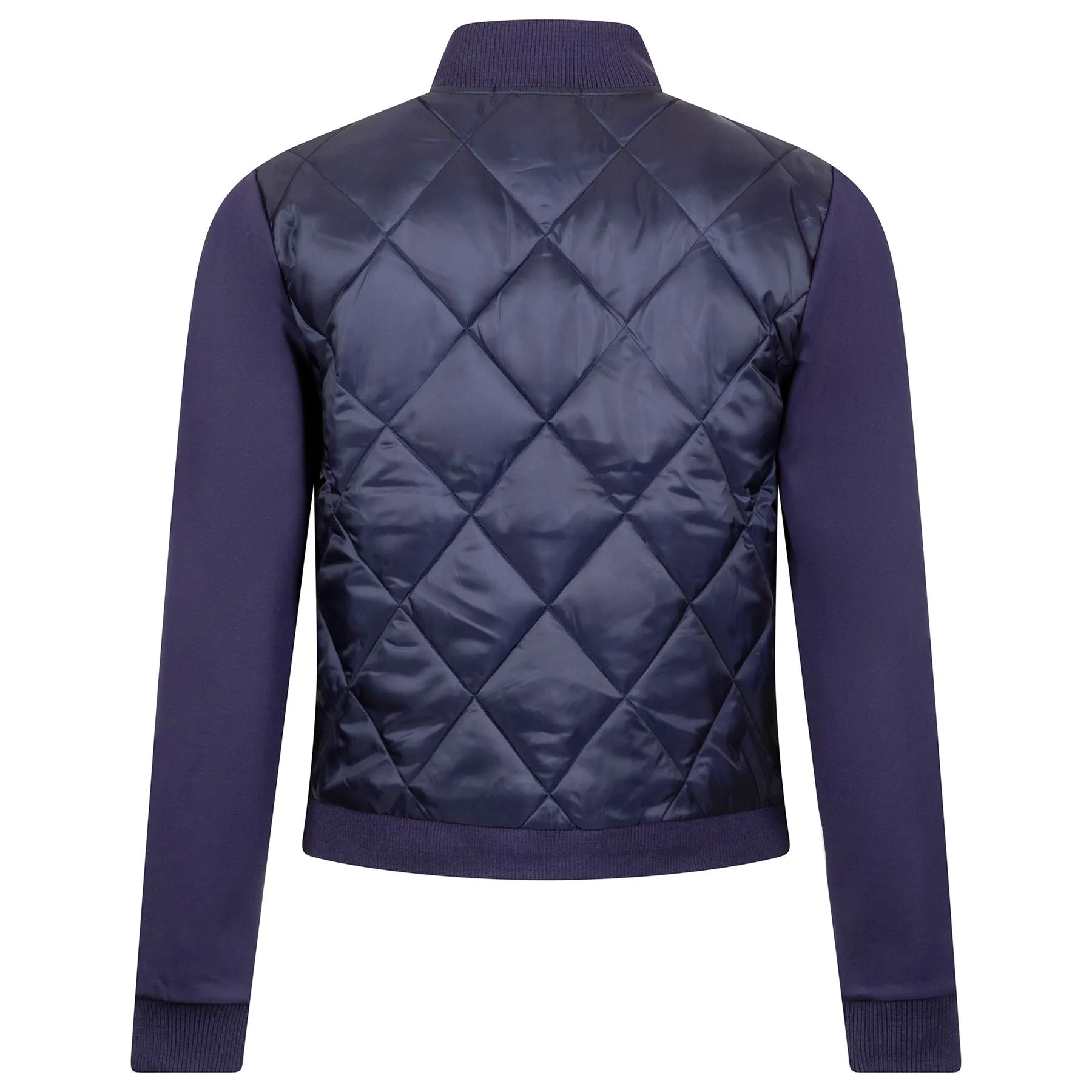 Womens Aries Diamond Quilted Hybrid Jacket Maltese Blue - AW24