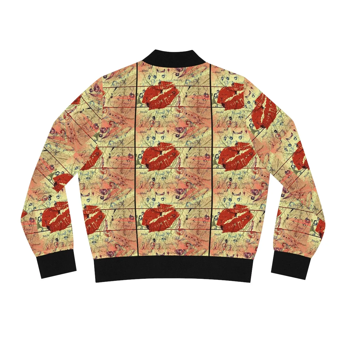 Women's Bomber Jacket (AOP) LOVE 4 MUSIC