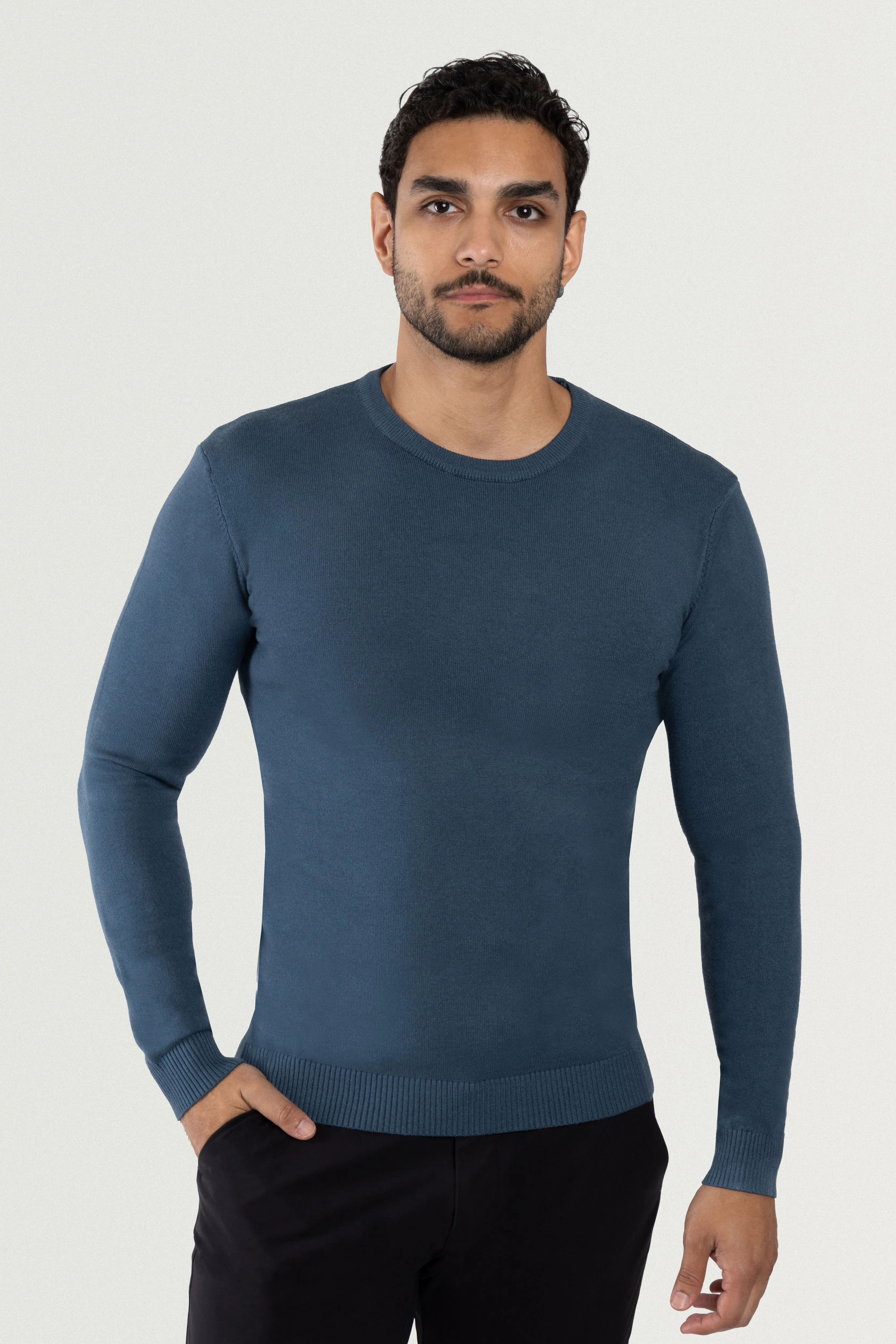 X RAY Men's Classic Basic Crewneck Sweater Big & Tall Available