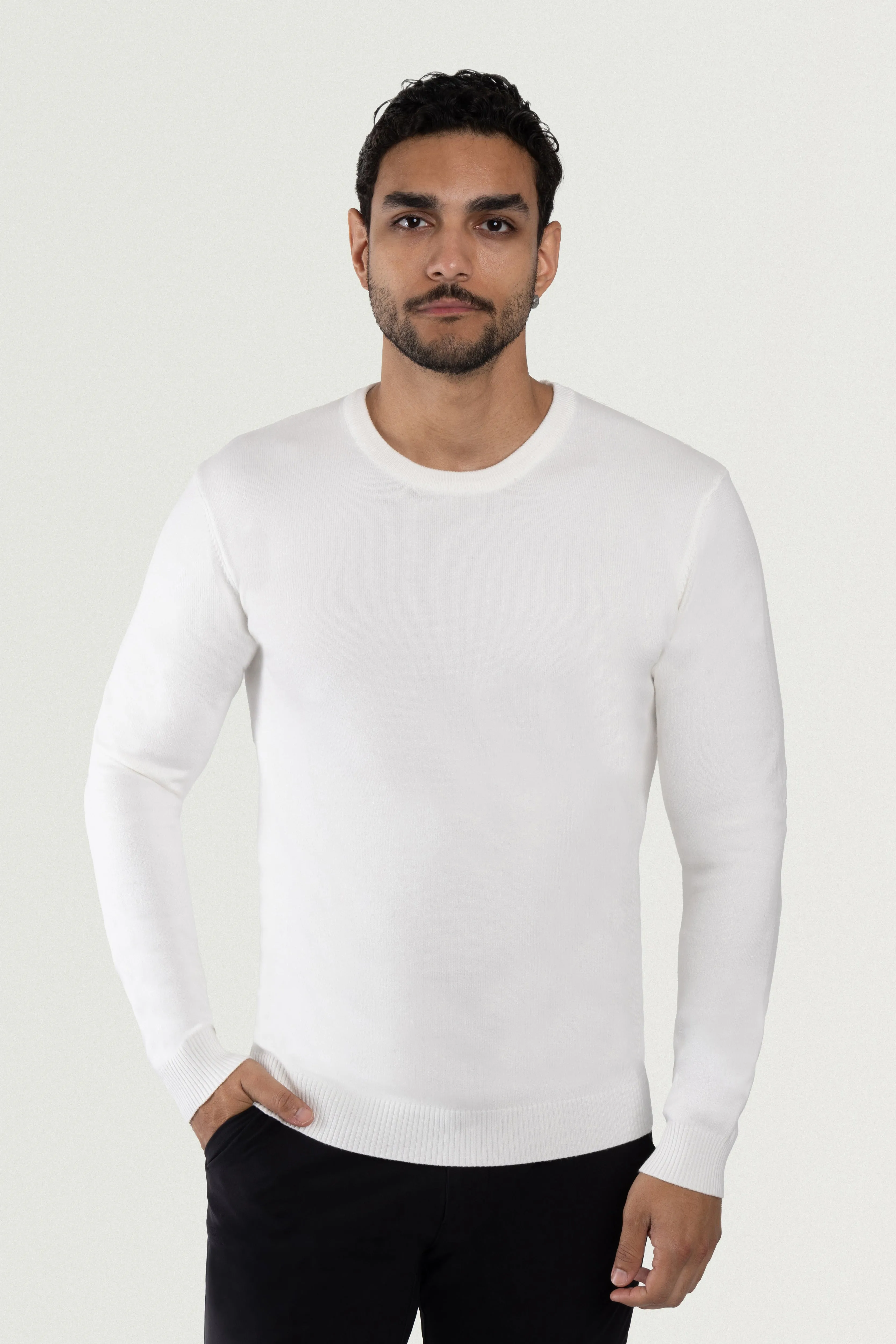 X RAY Men's Classic Basic Crewneck Sweater Big & Tall Available