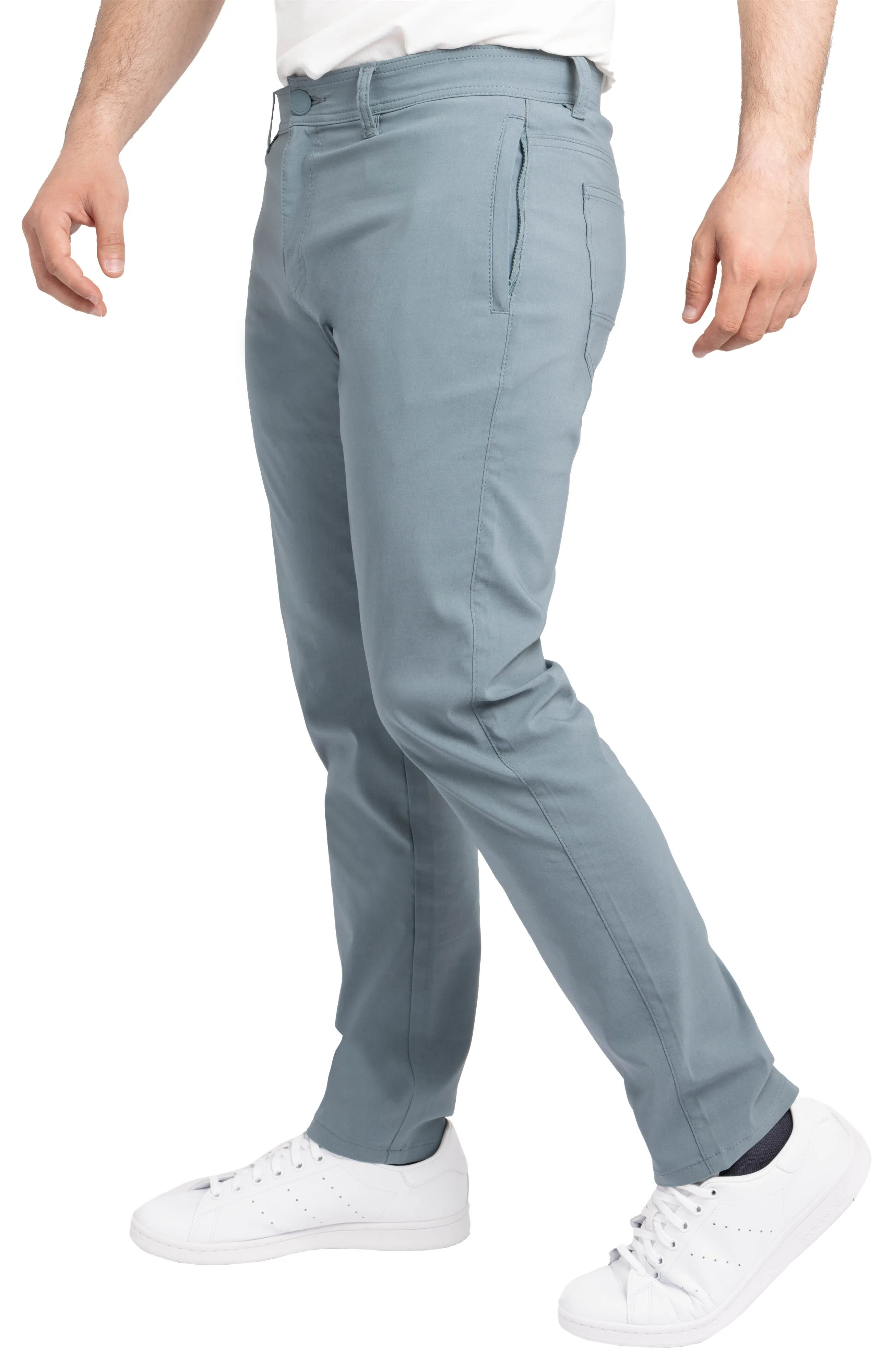 X RAY Men's Slim Fit Stretch Golf Pants Quick Dry Lightweight Casual Dress Pants