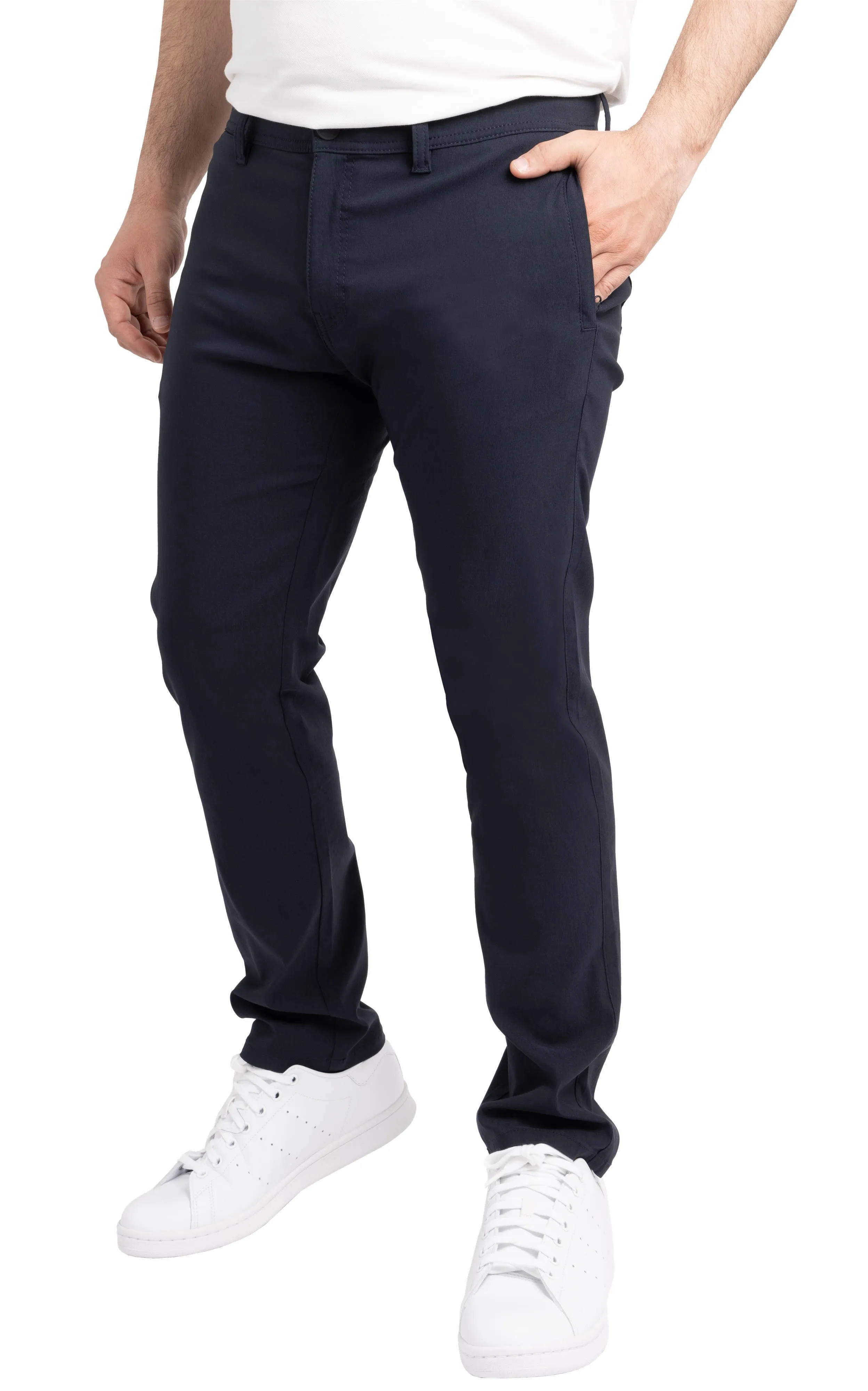 X RAY Men's Slim Fit Stretch Golf Pants Quick Dry Lightweight Casual Dress Pants