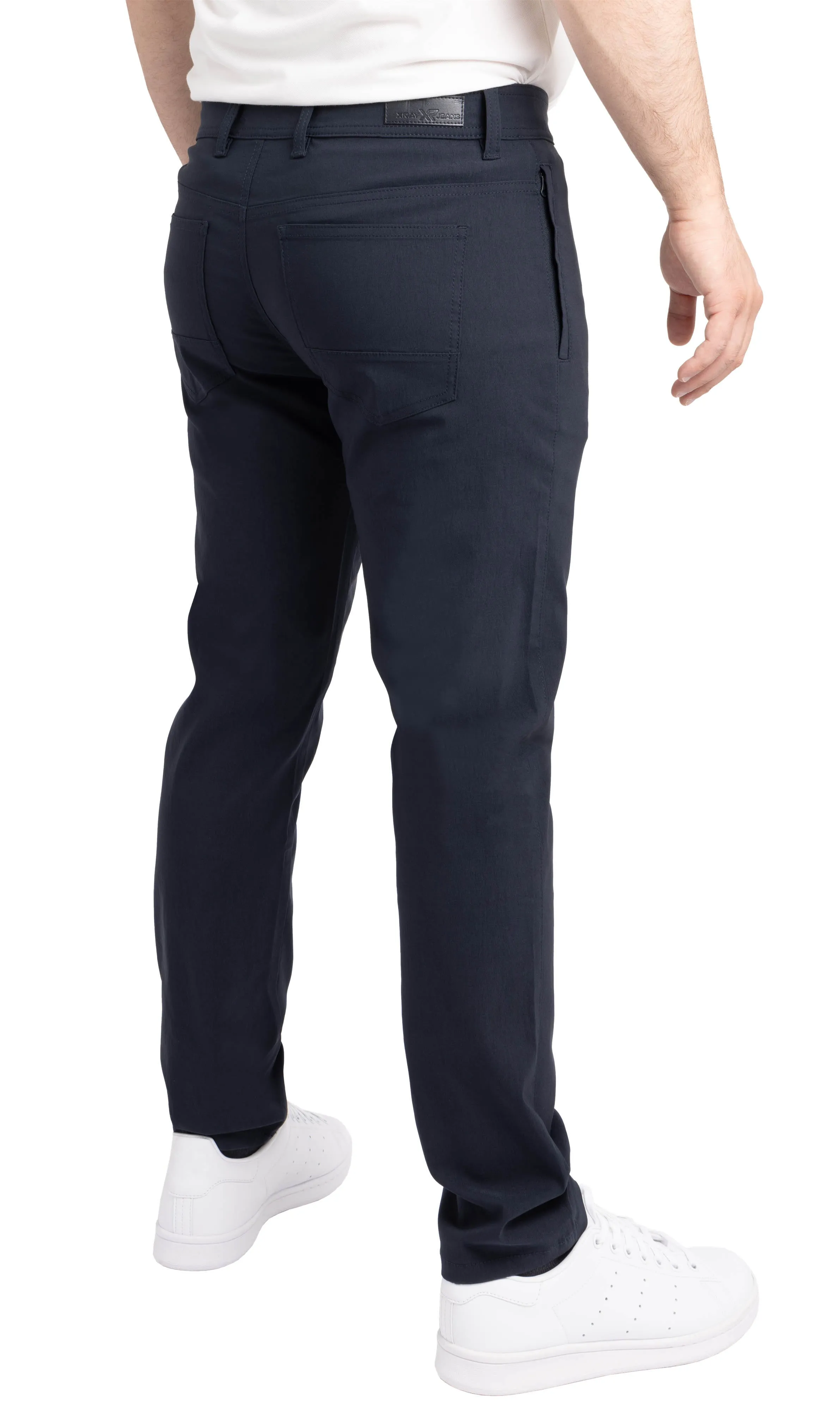 X RAY Men's Slim Fit Stretch Golf Pants Quick Dry Lightweight Casual Dress Pants