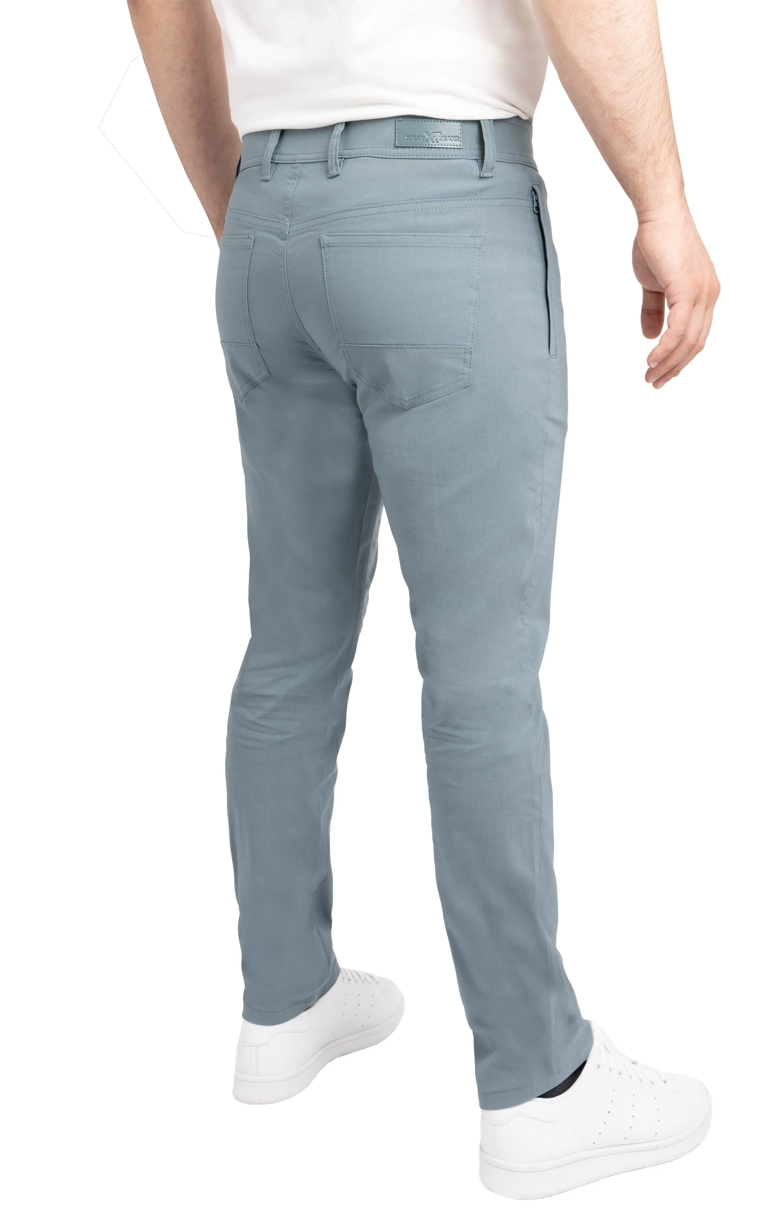 X RAY Men's Slim Fit Stretch Golf Pants Quick Dry Lightweight Casual Dress Pants