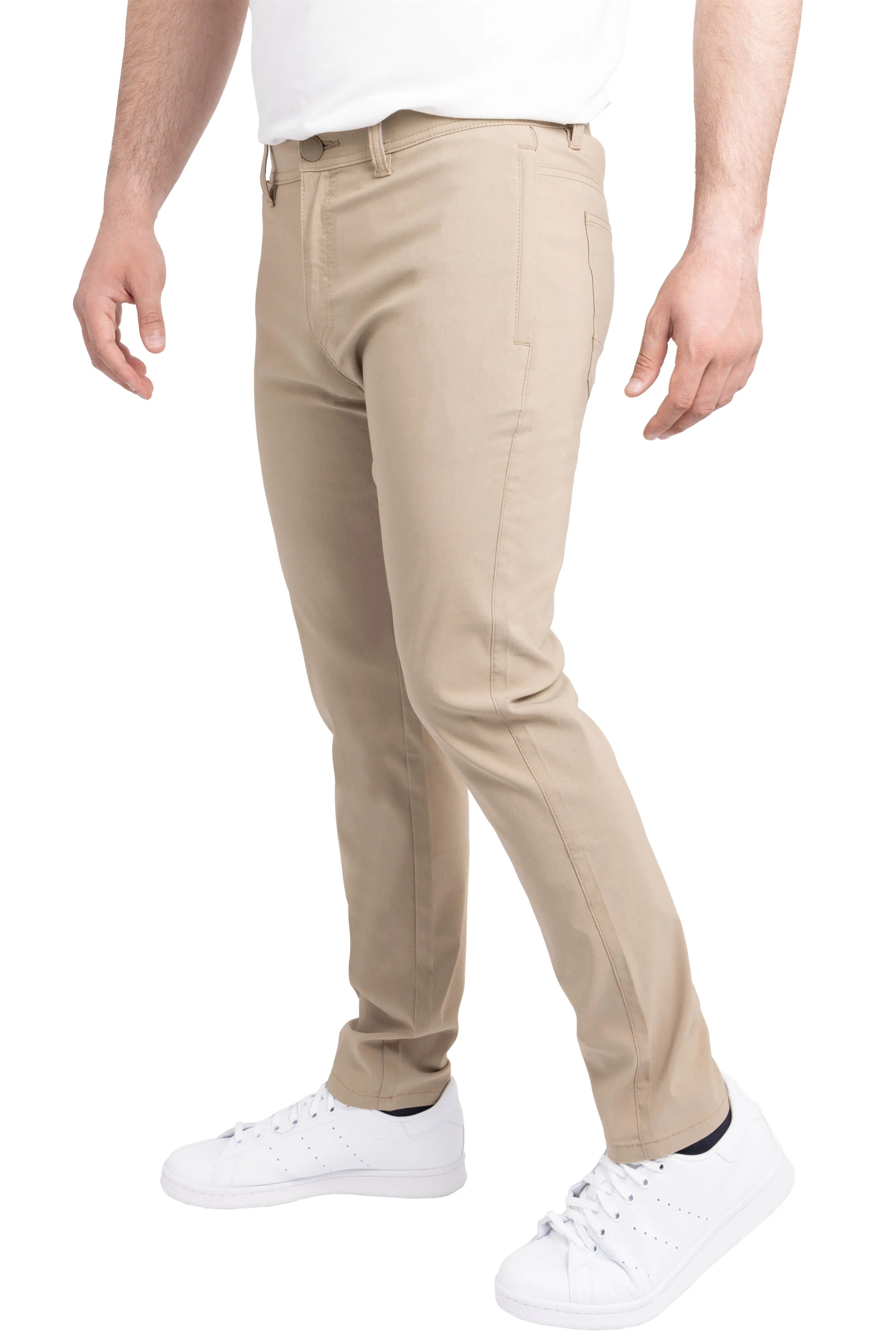 X RAY Men's Slim Fit Stretch Golf Pants Quick Dry Lightweight Casual Dress Pants