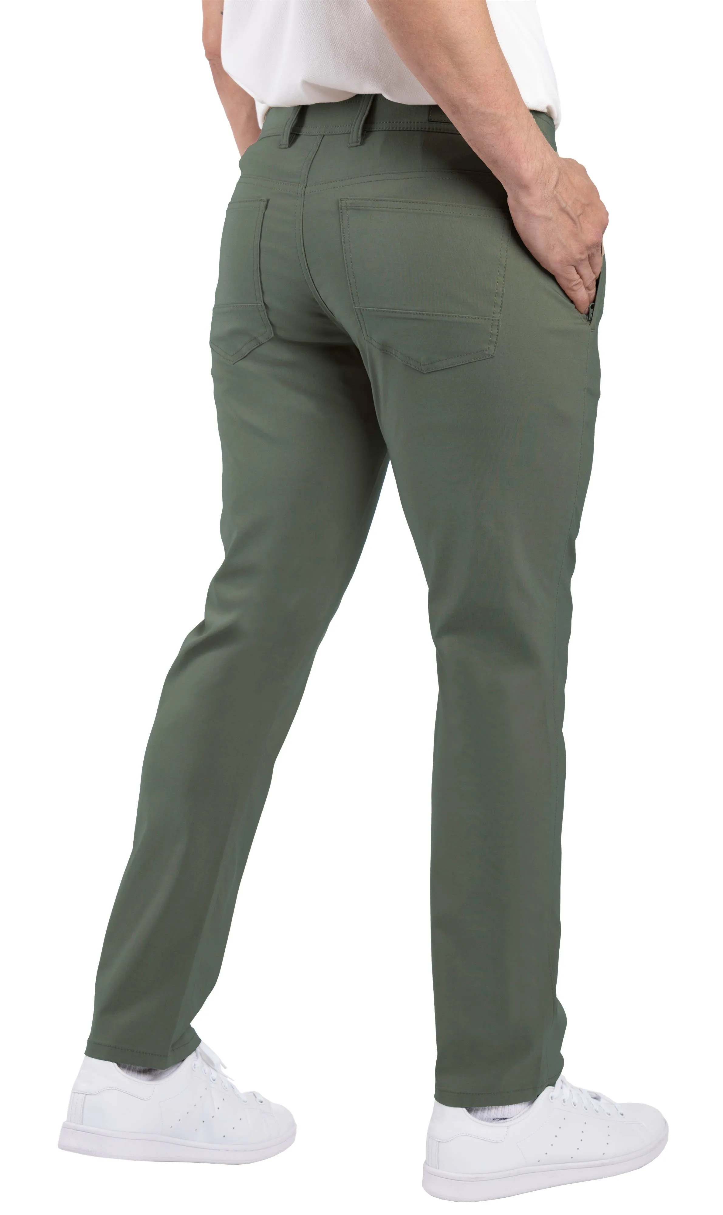 X RAY Men's Slim Fit Stretch Golf Pants Quick Dry Lightweight Casual Dress Pants