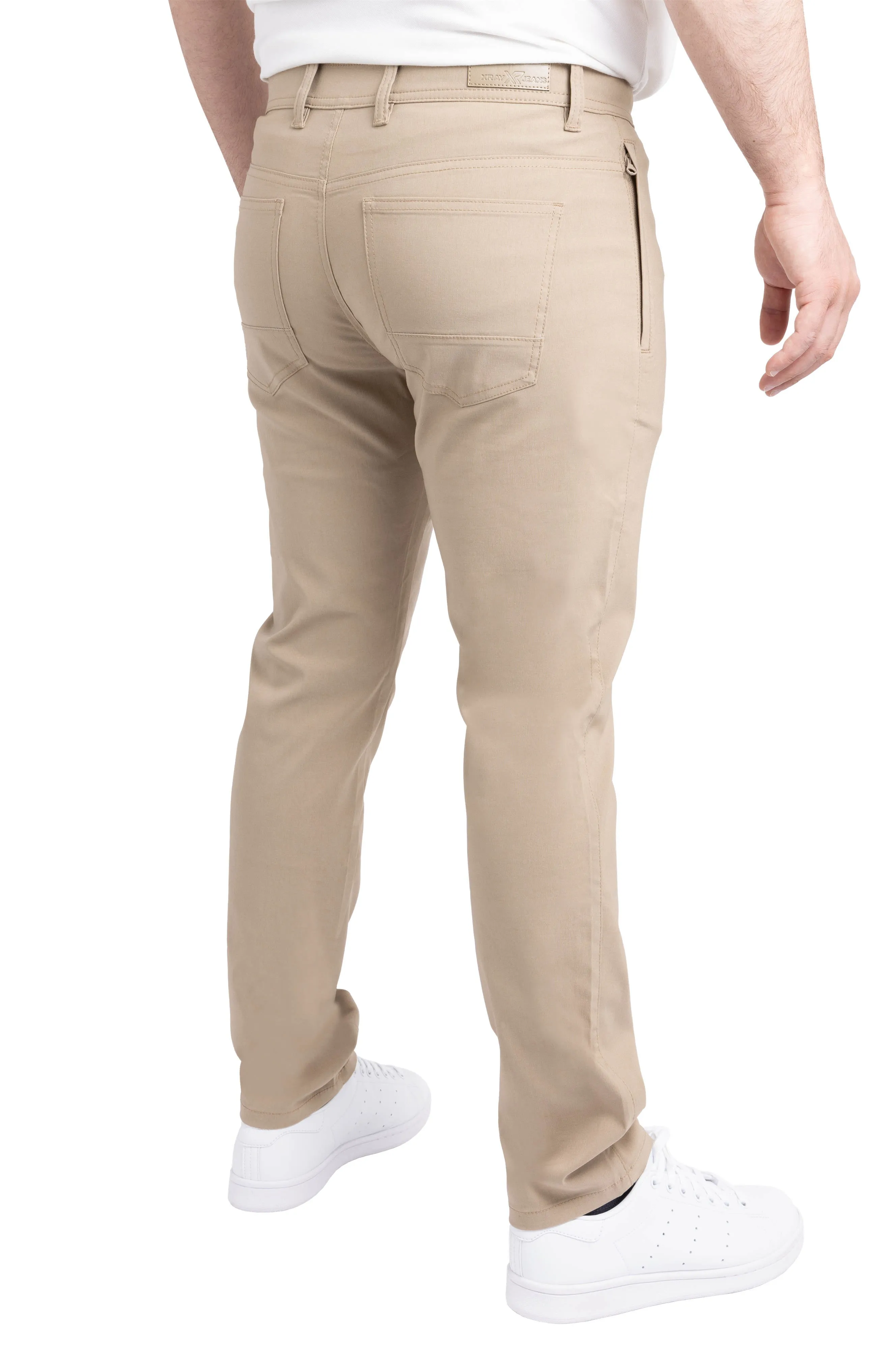 X RAY Men's Slim Fit Stretch Golf Pants Quick Dry Lightweight Casual Dress Pants