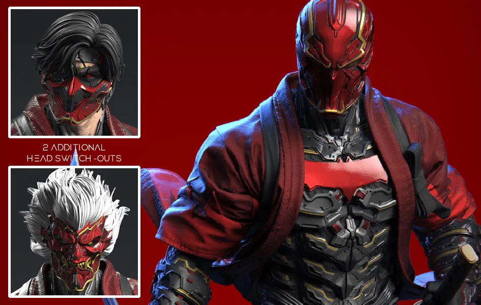 XM Studios DC Premium Collectibles Samurai Series Red Hood 1/4 Scale Limited Edition Statue