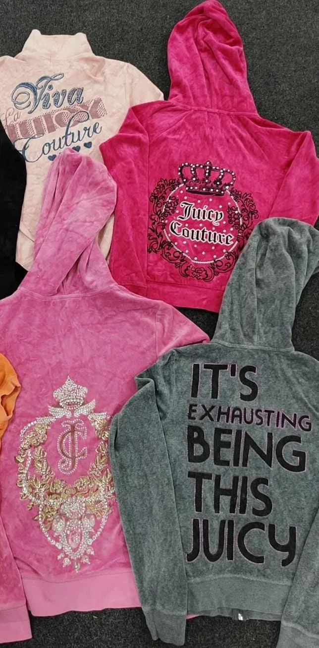 Y2k Juicy Couture JC Hoodie 15 pcs