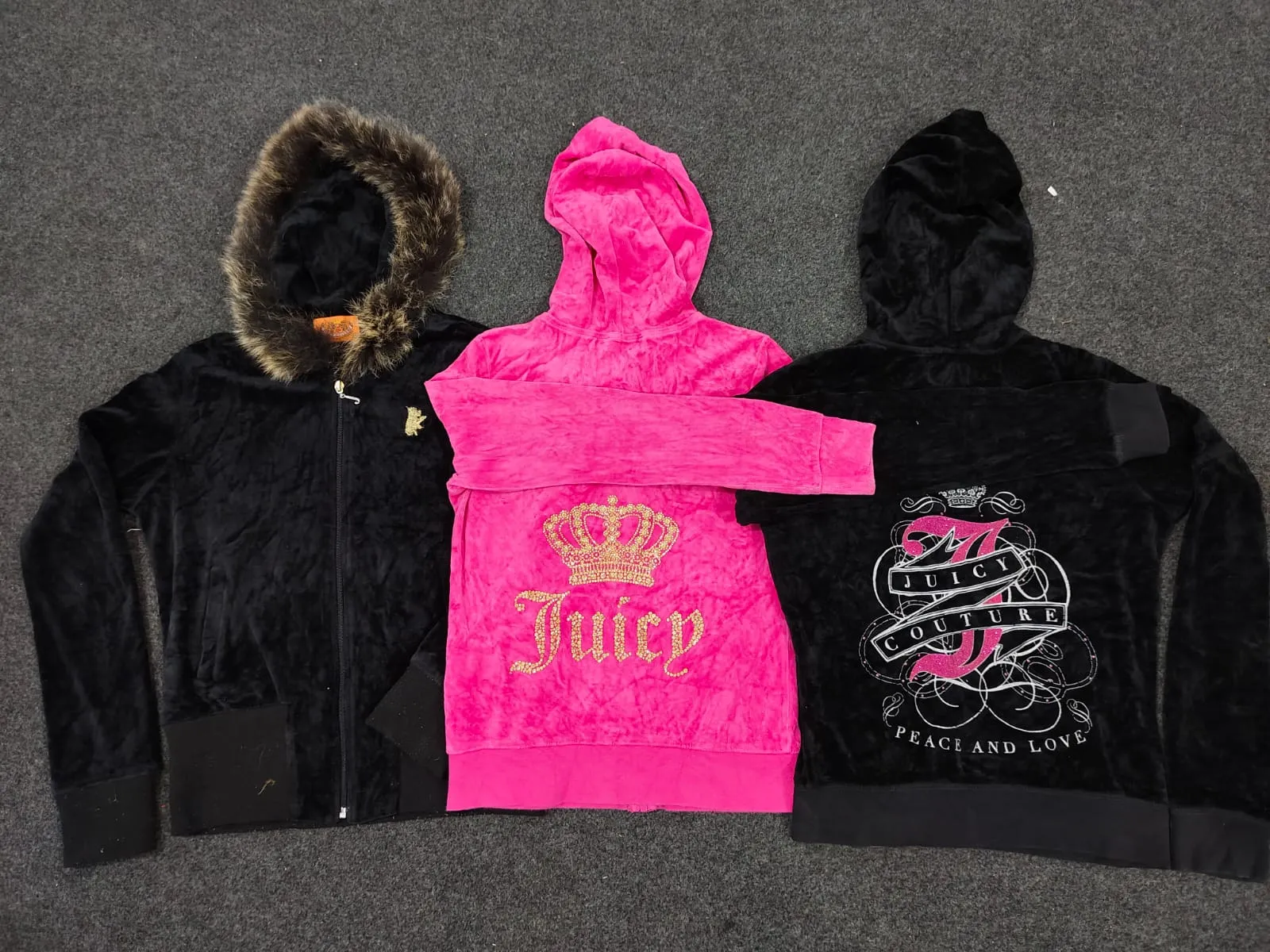 Y2k Juicy Couture JC Hoodie 25 pcs