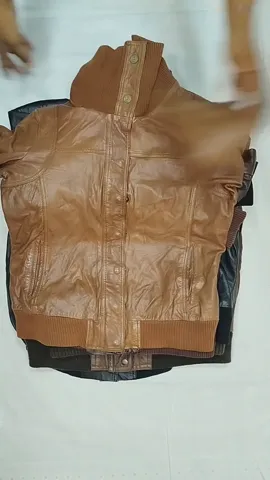 Y2K Leather Bomber Jacket