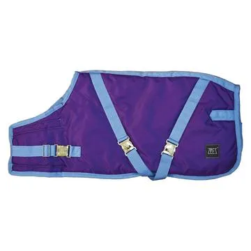 ZEEZ SUPREME DOG COAT SIZE 12 (31CM) GRAPE PURPLE/BLUE